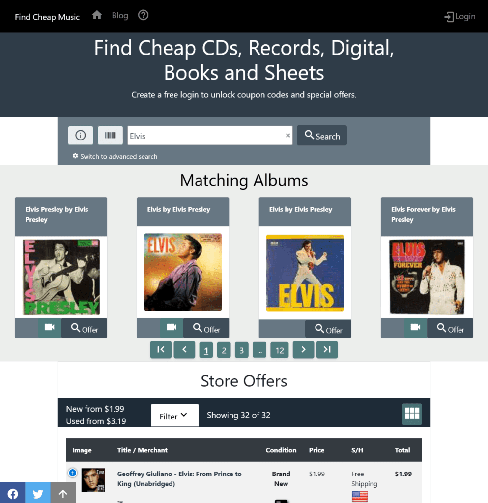 Find Cheap Music